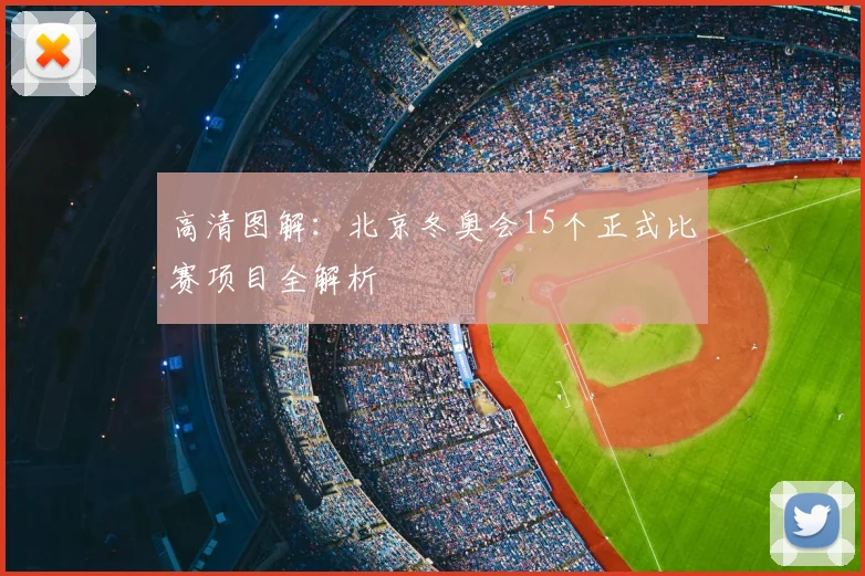高清图解：北京冬奥会15个正式比赛项目全解析